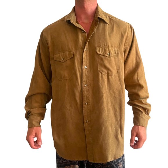 Camel Casual Button Down - Picture 2 of 5